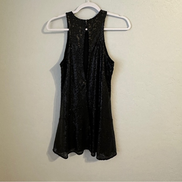 Free People Shining In Sequin Mini in Black Size XS - Picture 4 of 6